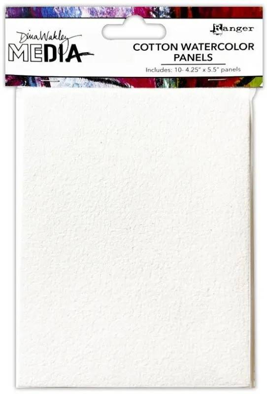 Dina Wakley MEdia Watercolor Card Panels
