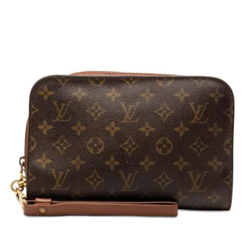 Louis Vuitton Vintage Pre-owned Orsay Clutch - Vintage - Dame - Brun - ONE SIZE - Læder