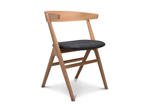 No 9 Chair i eg sæbe/Dunes Anthracite - Sibast Furniture