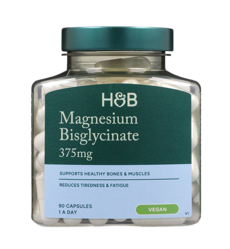 Magnesium Bisglycinate 375mg, 90 kapsler