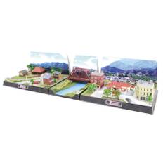 Rokuhan Z Gauge Z Shorty Mini Layout Set Tunnel Type Extended Scene Set Railway Model Supplies SS002-4