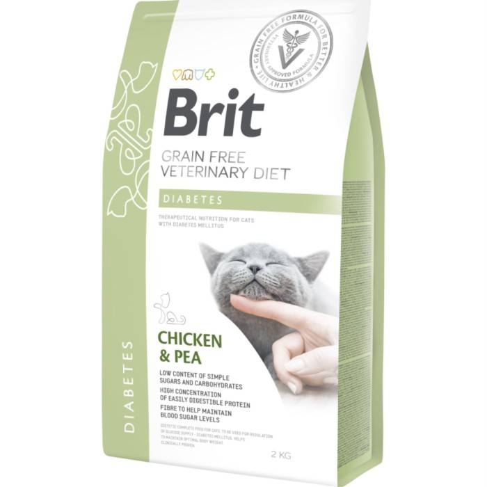 Brit GF Vet Diets Cat Diabetes 2 kg