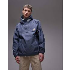 Carhartt WIP - Blake - Blå pullover-regnjakke