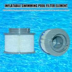 Plast utomhus uppblåsbar pool filter vikbar hem badkar spa pool ersättning sil vatten rengöring verktyg