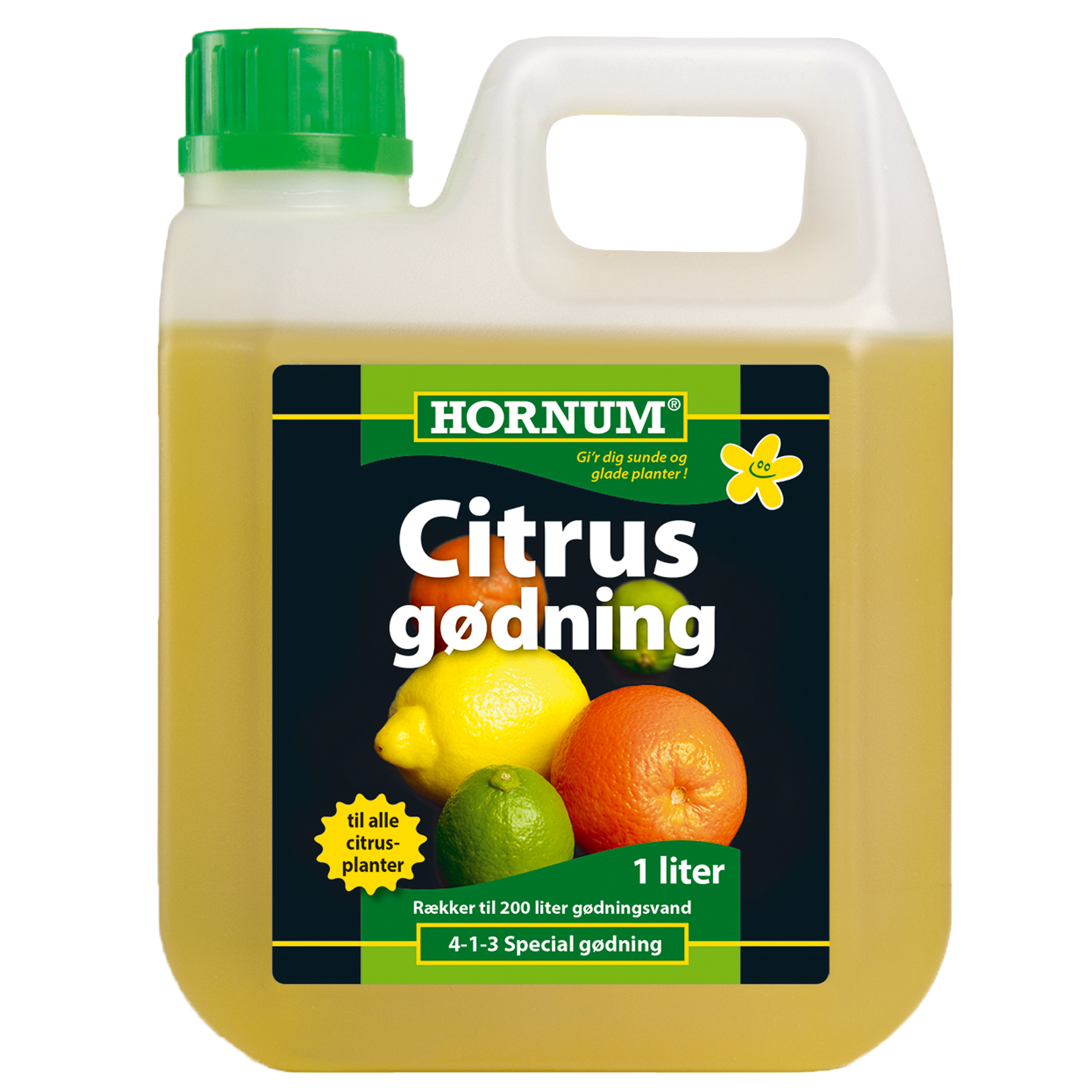 Hornum Citrus gødning 4-1-3 - 1 ltr..