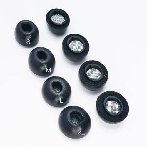 TENNMAK Ersättnings-minnesskumsöronspetsar för Samsung Galaxy Buds 3 Pro/4 Pro
