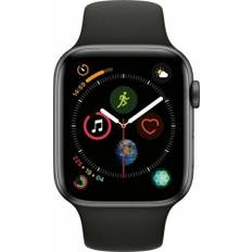 Apple Watch Series 5 (2019) | 40 mm | Titan | GPS + Cellular | rymdgrå | Sportband svart