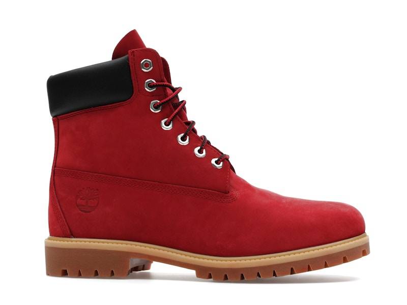 Timberland 6 Premium Waterproof Boot Dark Red Nubuck - 40 / Standard