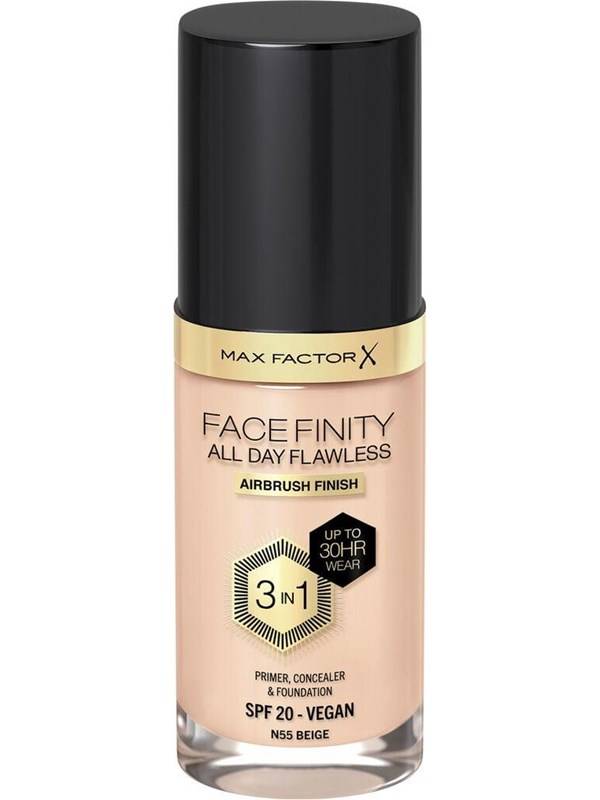 Max Factor All Day Flawless 3in1 Foundation 55 Beige 30ml