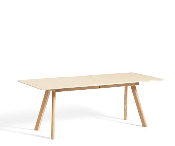 HAY CPH 30 Udtræksbord - 250-450x90cm. - Eg Matlak - Linolium - Off White