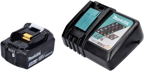 Makita batteri BL1830B 197599-5 18,0 V 3,0 Ah laddare Makita DC18RC 195584-2