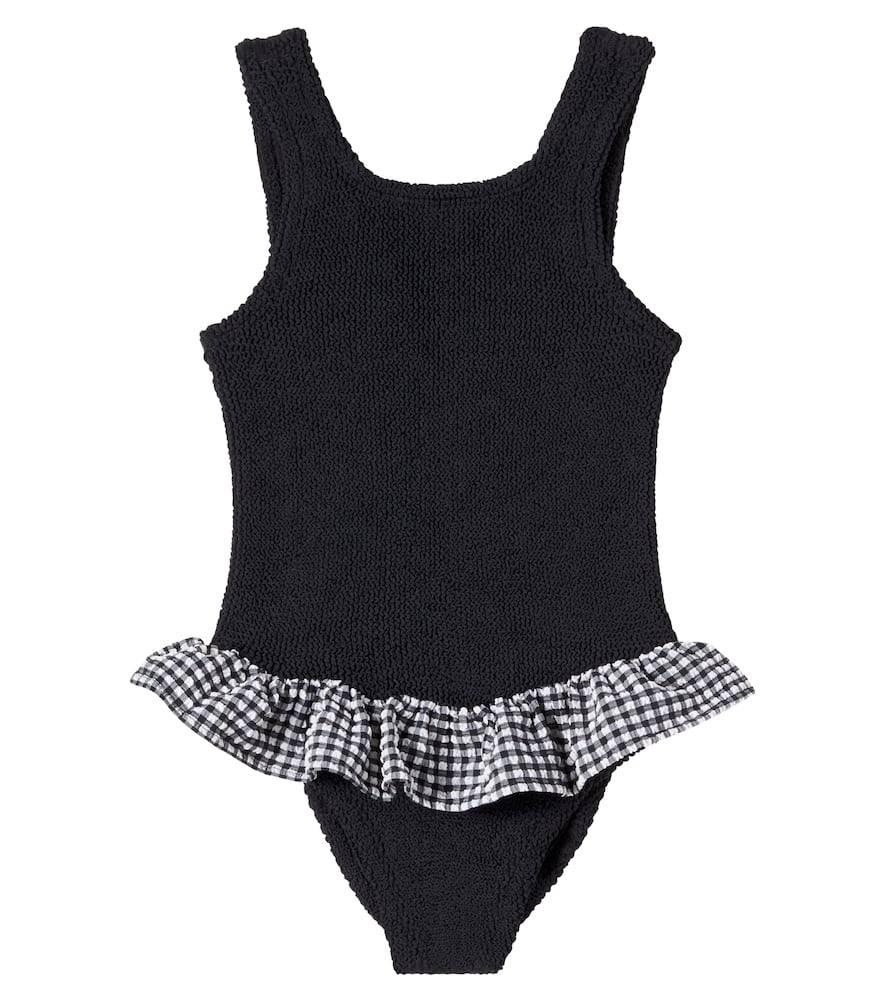Hunza G Kids Duo Denise gingham swimsuit