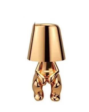 GlowCraft - Elegant Bordslampa för Din Inredning - Hugo / Lampa - Silver
