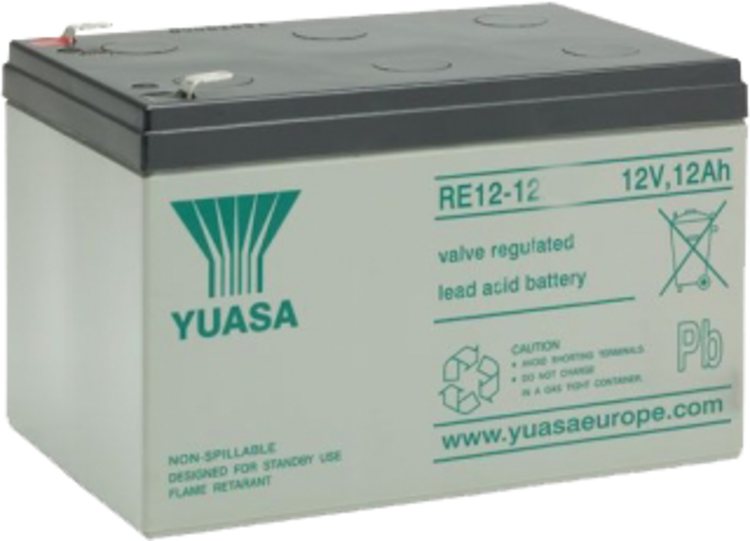 YUASA RE12-12 12 VOLT 12 AH AGM BATTERY