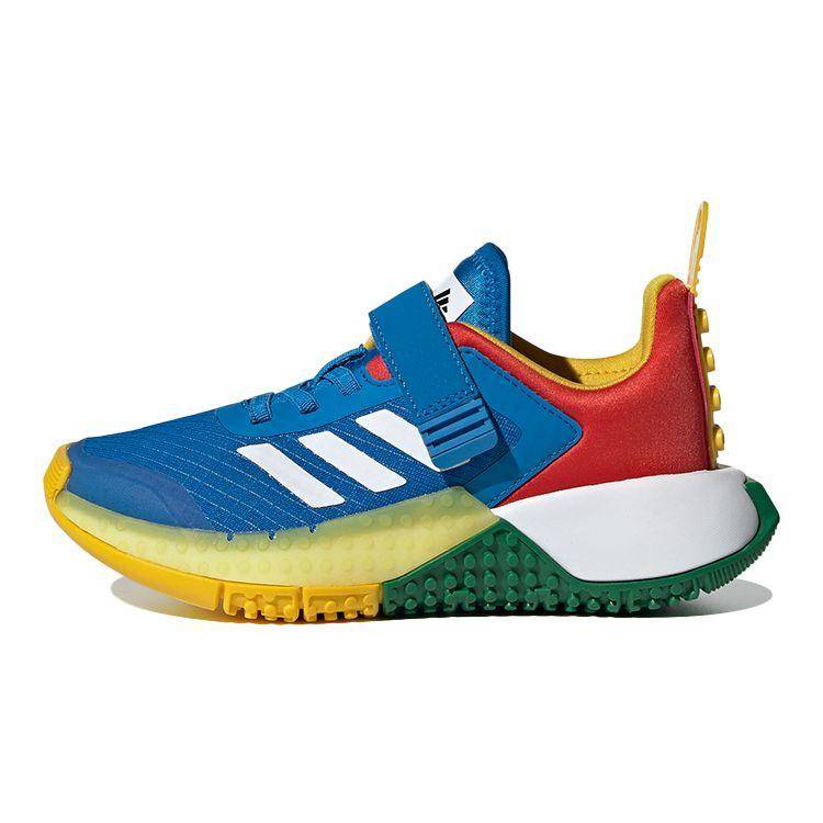 LEGO x adidas Sport Småbarn Shock Blue Barnsneakers Molnvit Röd FX2873 31½