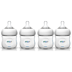 125ml 4-pack Nappflaska - Philips Avent Natural