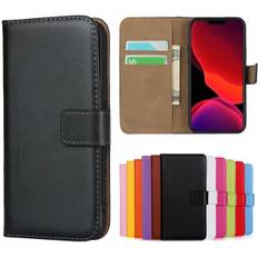 iPhone 14 Plus pung etui pung etui cover kort cerise -