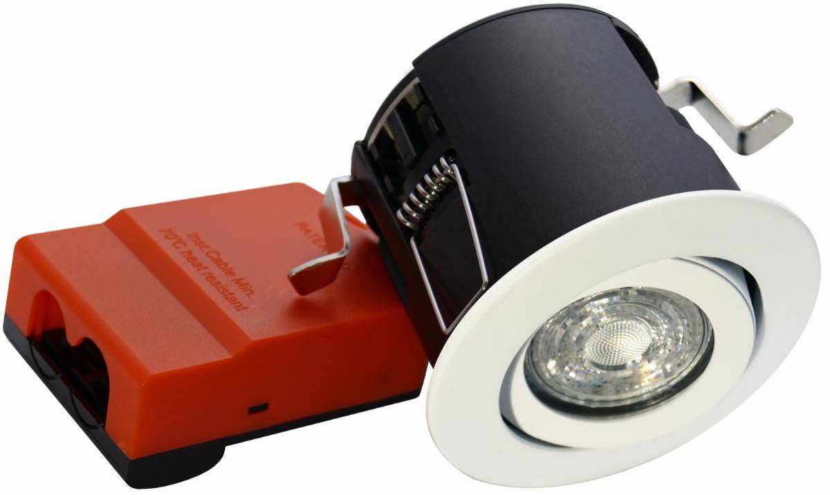 Indbygningsspot Daxtor inkl. LED Pære fra Diolux 3000K - Hvid
