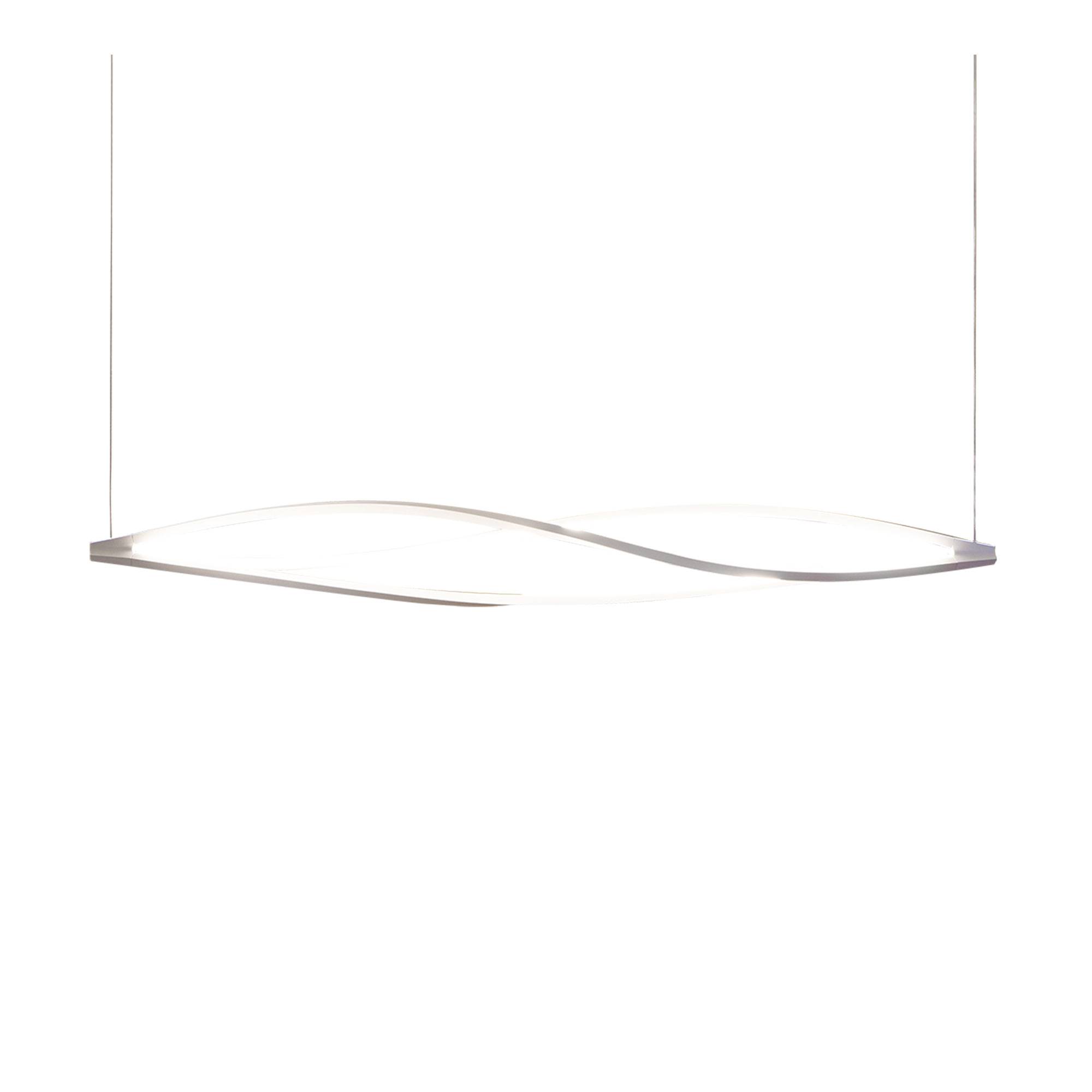 Nemo Lighting - In The Wind Horizontal Pendant, 2700K, Titan grey - Pendellampor - Arihiro Miyake - Grå