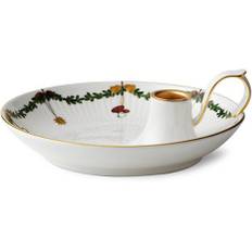 Royal Copenhagen Lysestage Stjerne Riflet Jul