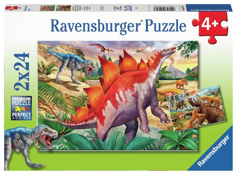 Ravensburger pussel - Jurassic Wildlife 2x24 bitar Default Title