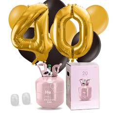 1 set It's a girl rosa set nr 2 Helium Kit inkl. ballonger & snöre