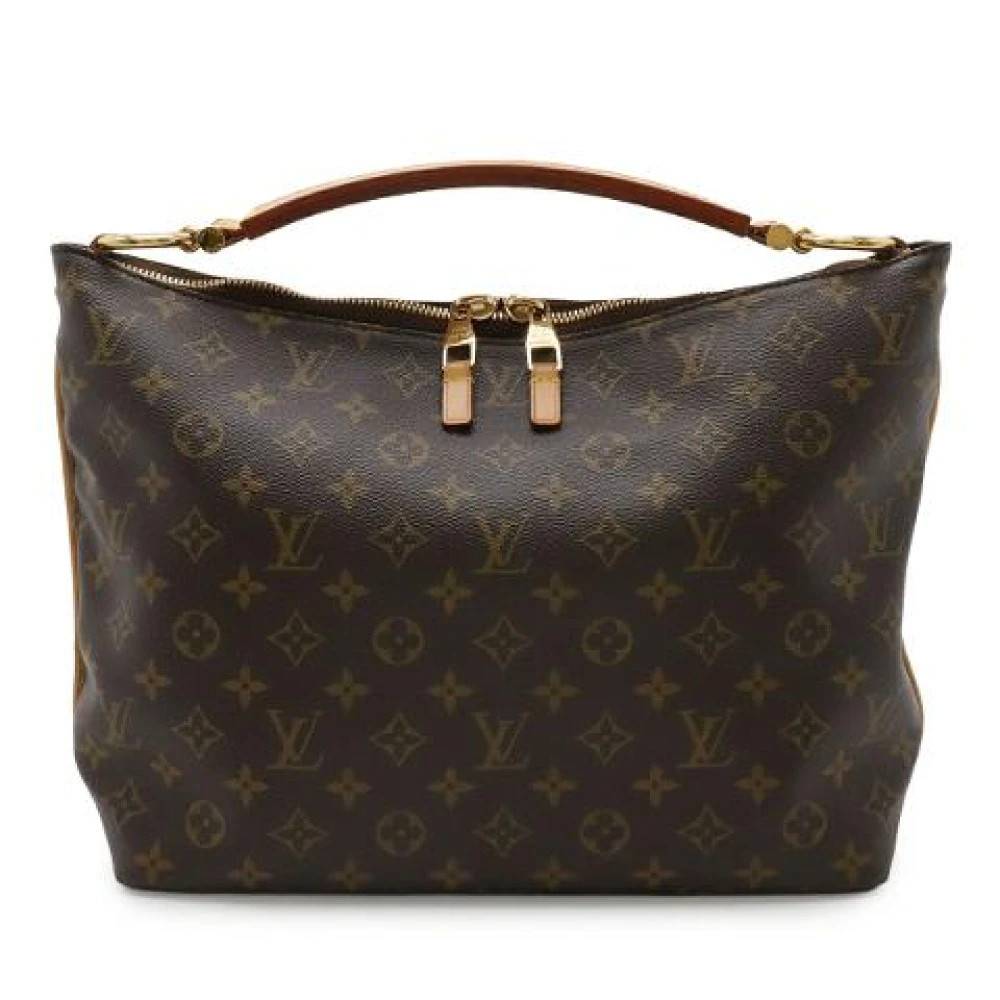 Louis Vuitton Vintage Pre-owned Monogram Sherry PM Skuldertaske - Vintage - Dame - Brun - ONE SIZE - Uld