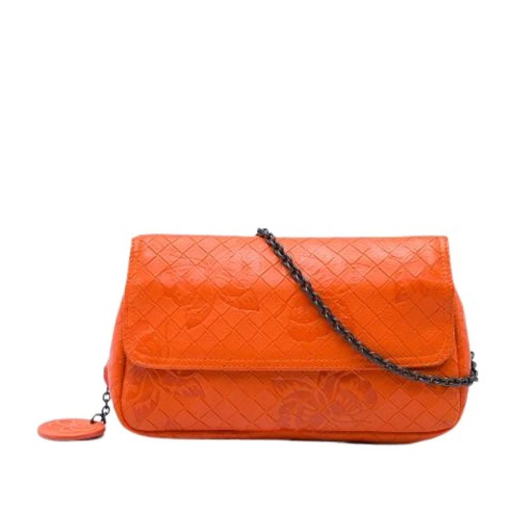Bottega Veneta Vintage Pre-owned Vintage Crossbody Bag - Vintage - Dame - Orange - ONE SIZE - Uld