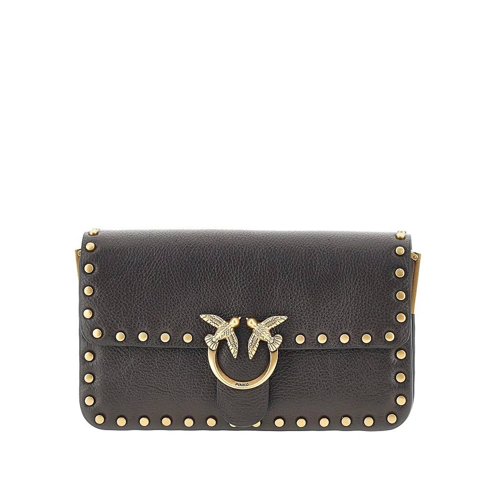 PINKO Baby Love Bag One Slouchy - Tasker - Dame - Brun - ONE SIZE - Bomuld