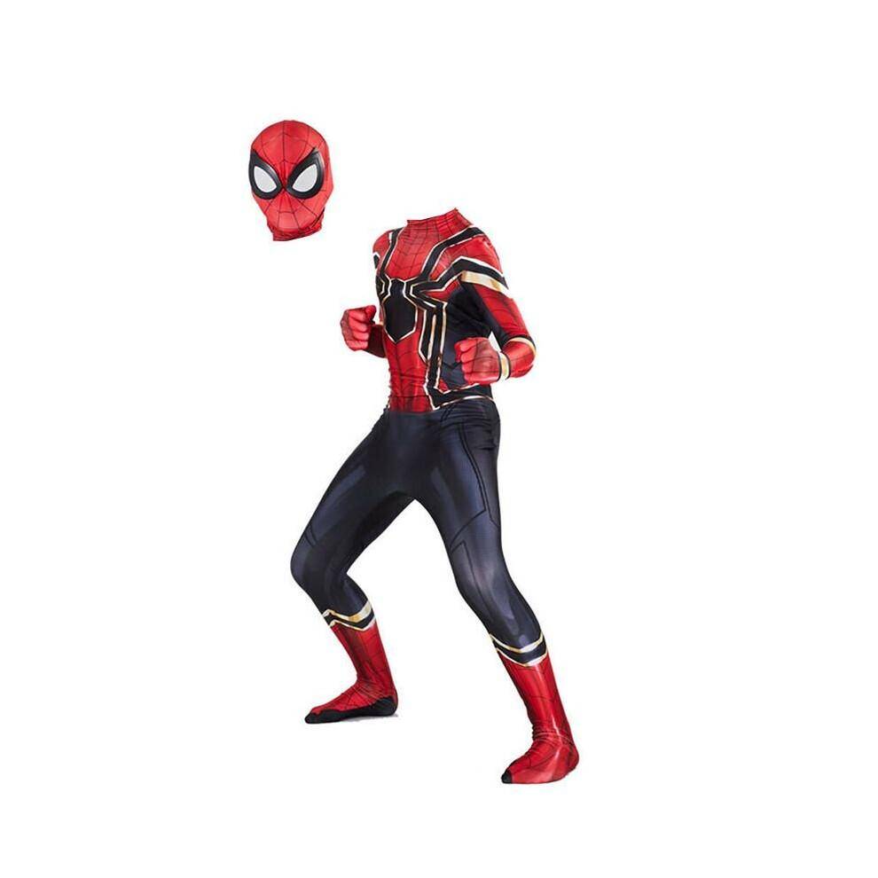 (150) Spider-Man Homecoming Iron Spiderman-dräkt Superhjältedräkt Cosplay Jumpsuit cm