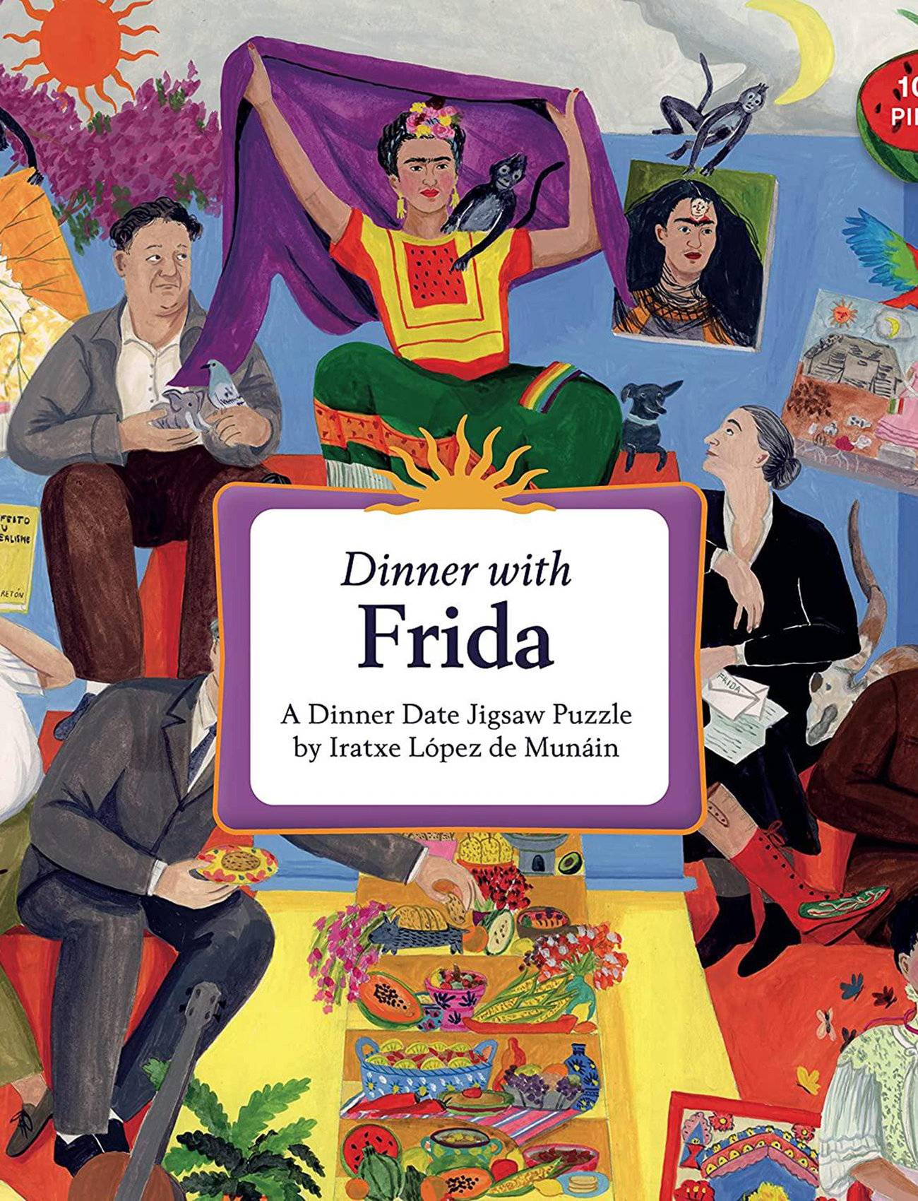 New Mags Dinner With Frida - Multi/patterned - 27X 27X 5 cm
