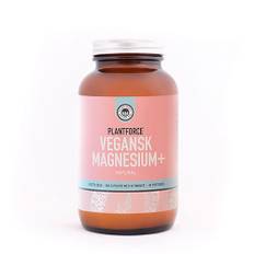 Magnesium+ Vegansk Natural - 160 gram - Plantforce