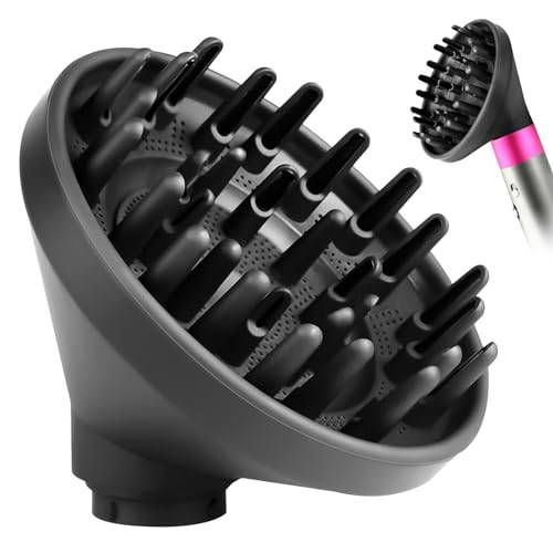 Fixbetter uppgraderat diffusormunstycke för Dyson Airwrap HS05 HS01, diffusorfäste för Dyson locktång som konverterar för Dyson Airwrap Styler till hårtork