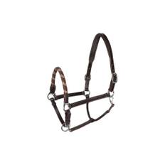 Leather Halter Robe Noseband - Brown - COB