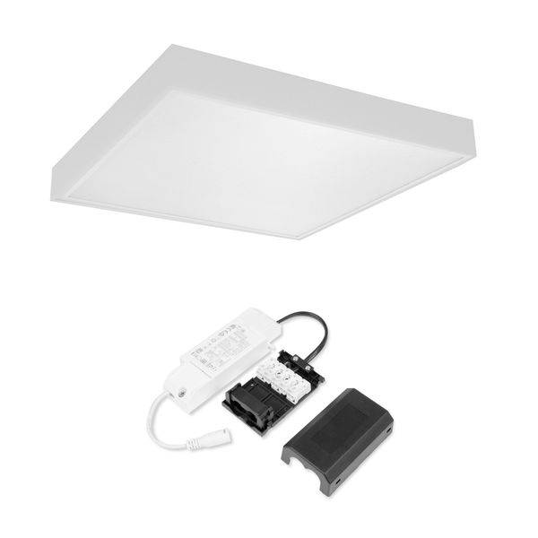 LED-panel AGGE Backlit Panel PRO - 40W / 3000K-6000K / Ytmonterad, LED-panel + Styrdon Triac-dimmer