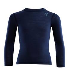 Aclima Kids LightWool Crew Neck (Rød (BAKED APPLE/ZINFANDEL) 100 cm)