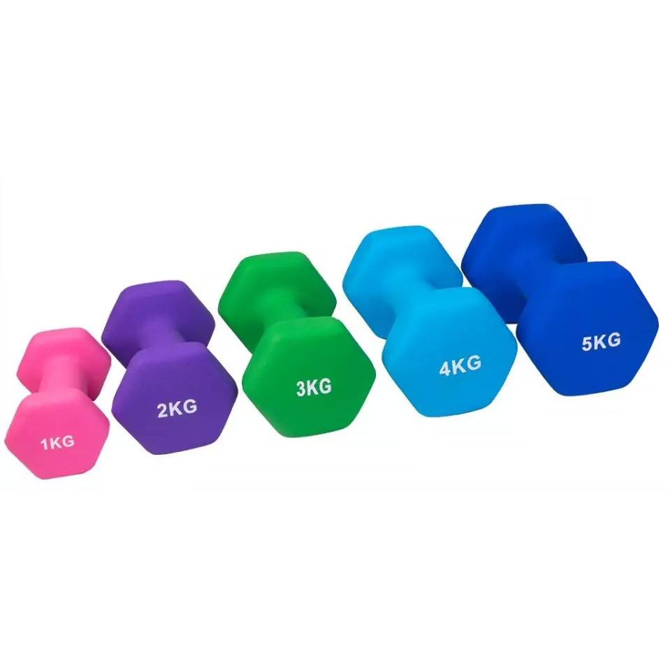 Hantelpaket Neoprenhantlar 1-5kg