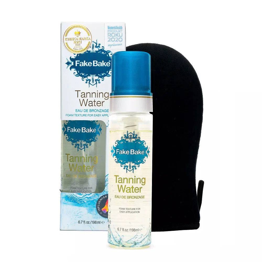 Fake Bake Acqua abbronzante 198 ml + Guanti Nero — Set autoabbronzante