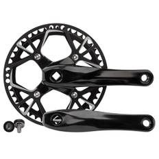Lasco - Kranksæt - 46 tands - 170 mm - Sort med sort disc