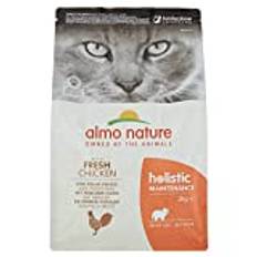 Almo Nature Holistic Maintenance Trockenfutter für Katzen mit frischem Huhn 2Kg
