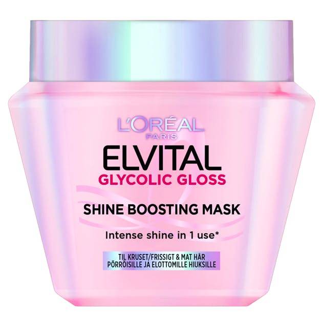 L'Oréal Paris Elvital Glycolic Gloss Hair Mask For Dull Hair 300 ml