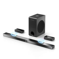 ULTIMEA 5.1.2ch Soundbar für TV Geräte mit Dolby Atmos, Heimkino Surround Soundsystem, Sound Bars mit Subwoofer für mitreißenden Kino Sound, HDMI/Opt Lautsprecher Soundbar