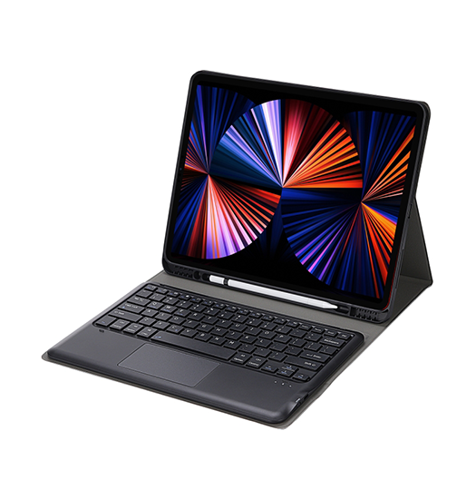 iPad Air 13" (2024/2025/2026) - TIMBRE™ Tastatur-cover - Bluetooth – EU layout - Sort
