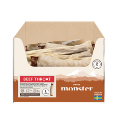 Monster Rawhide Beef Throat Large Bulk 20 psc