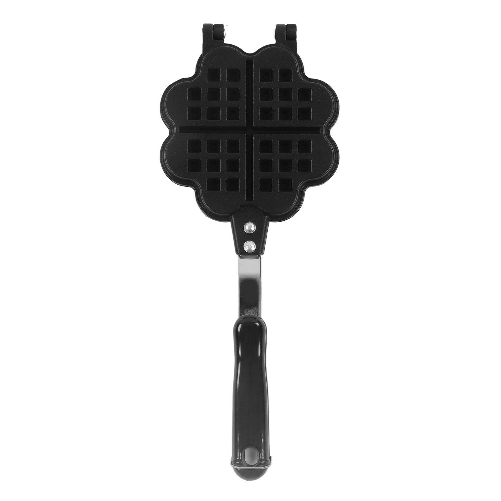Dubbelsidigt våffeljärn Blomma Hjärtform Non-stick Våffeltillverkningsform Kök Baktillbehör L(for 6.5-9kg)