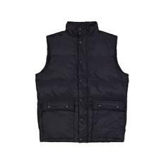 Down Vest Black, Male, Tøj, Tops, Sort, XL