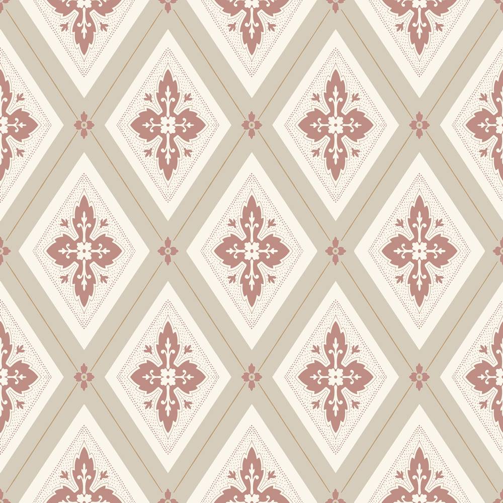 Astrid, Beige/Röd - 692-10