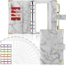Budget Binder, Budget Binder med lynlås kuvert, Budget kontant kuvert, 14 stykker Budget Planner med kontant kuvert A