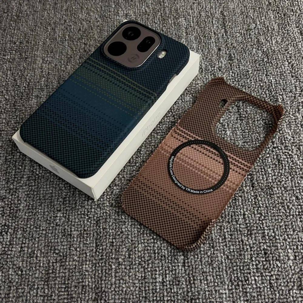 Lyxigt Kolfiber Kevlar Mönster Ultratunt Mobilskal För OPPO Find X9 Pro X8 Ultra X8S + Pro Magnetiskt Stötsäkert Baksideskydd
