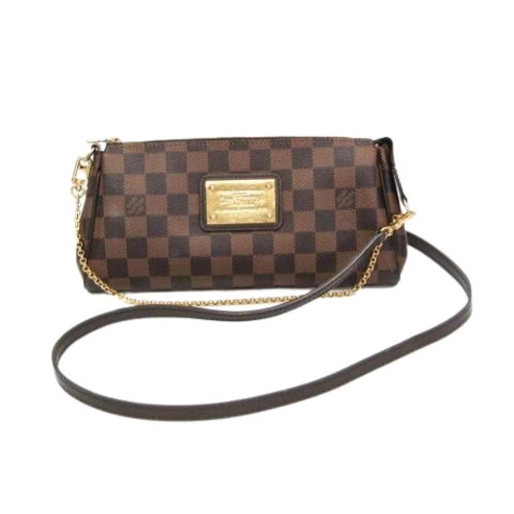 Louis Vuitton Vintage Pre-owned Eva N55213 - Vintage - Dame - Brun - ONE SIZE - Uld
